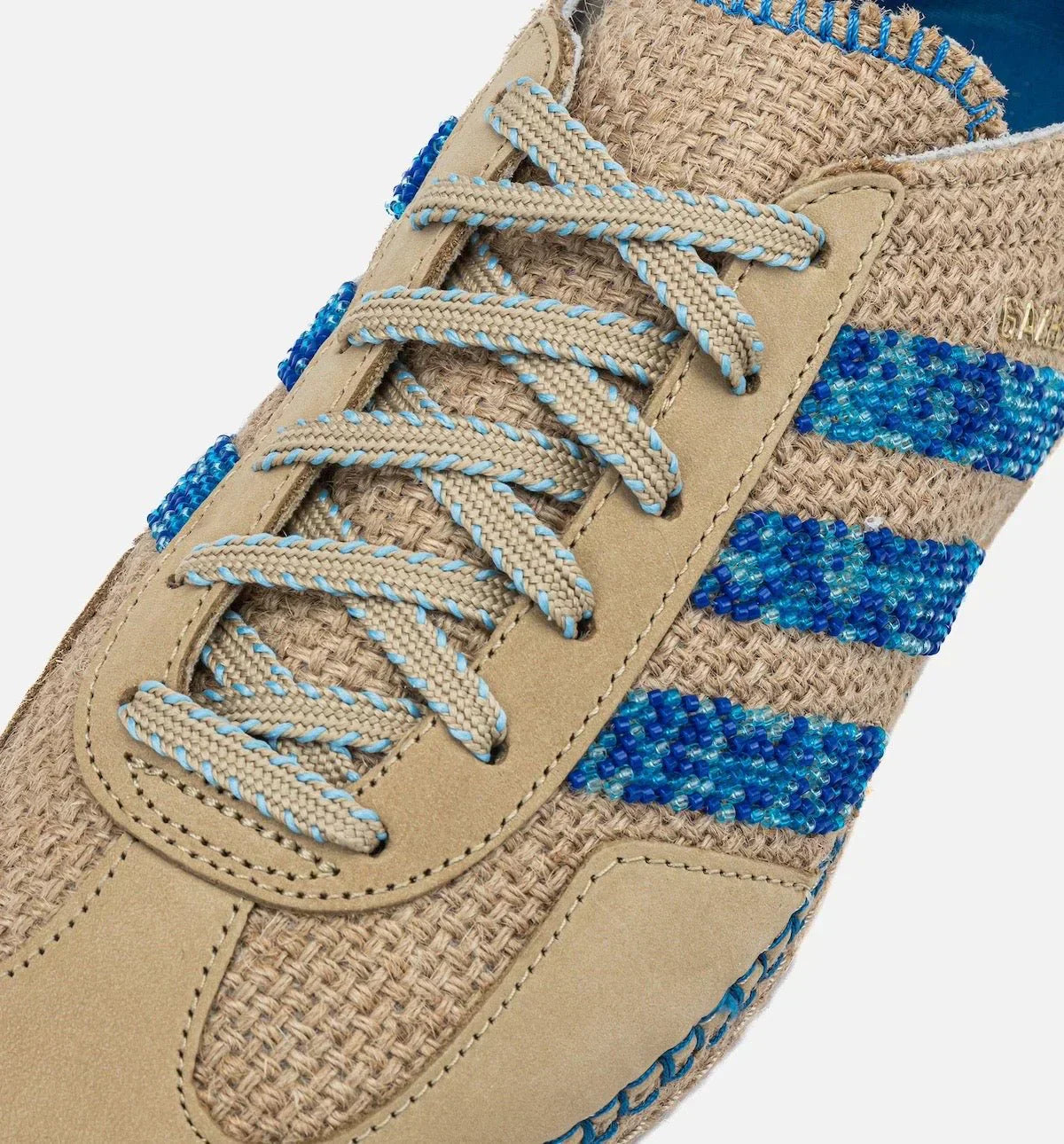 Adidas Gazelle x CLOT Linen Khaki Light Blue Brown
