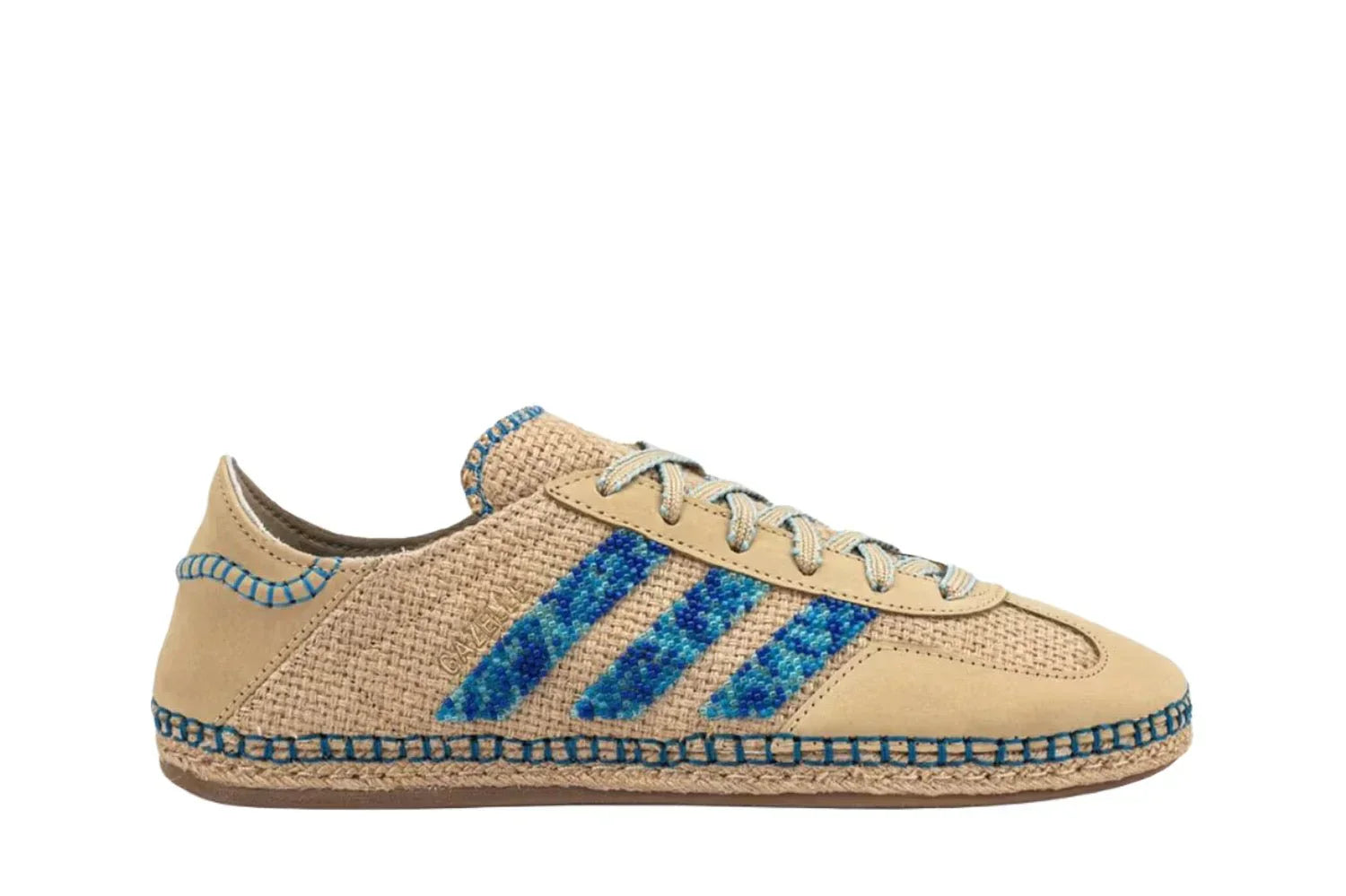 Adidas Gazelle x CLOT Linen Khaki Light Blue Brown