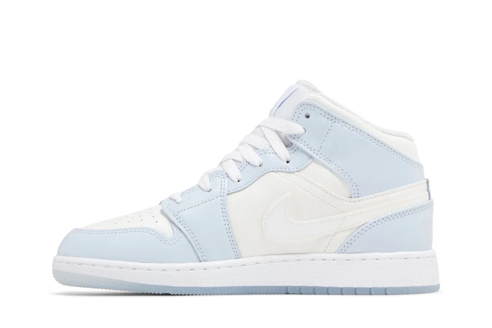 Air Jordan 1 Mid Glitter Swoosh Blue