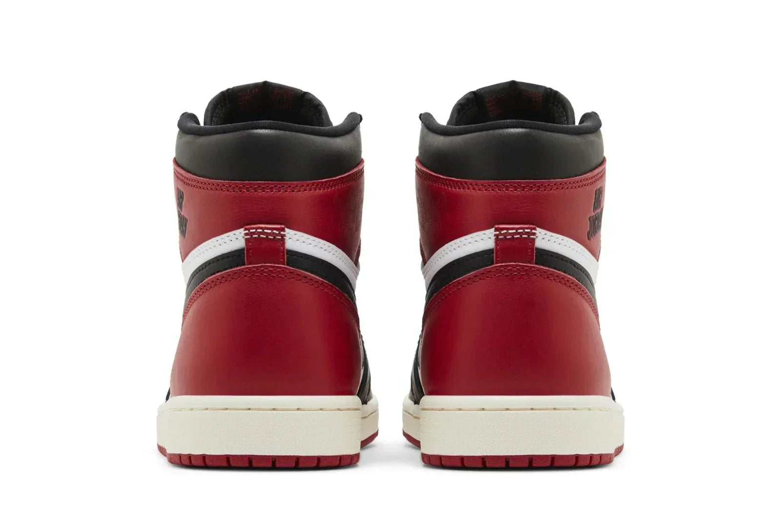 Air Jordan 1 Retro High OG Black Toe Reimagined Red