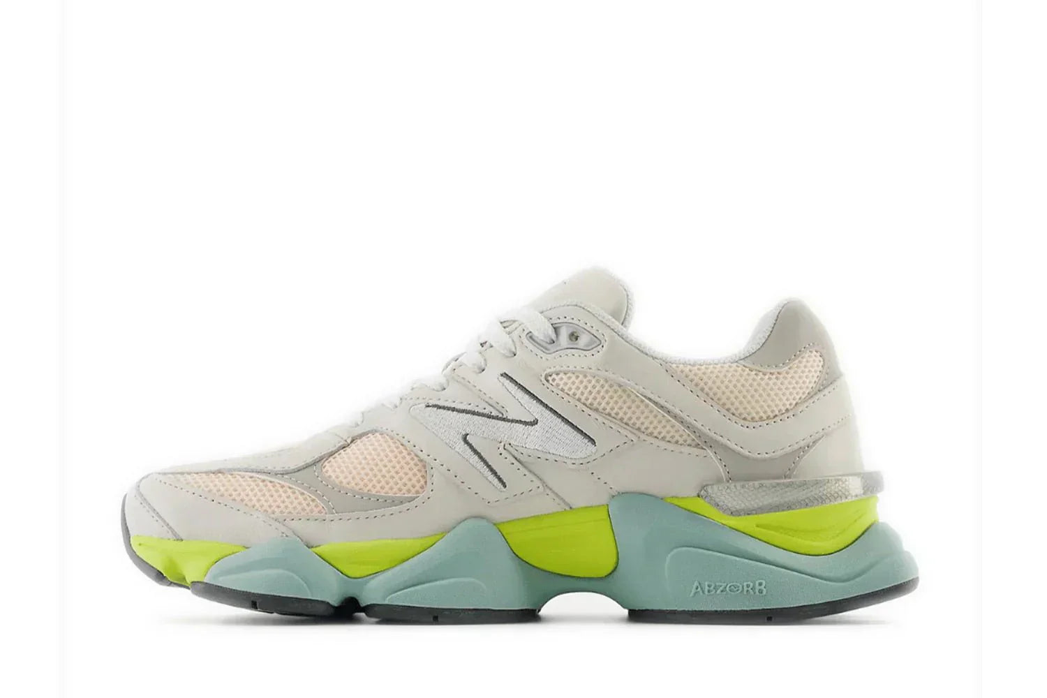 New Balance 9060 Moonbeam Vintage Rose Lime Colorful