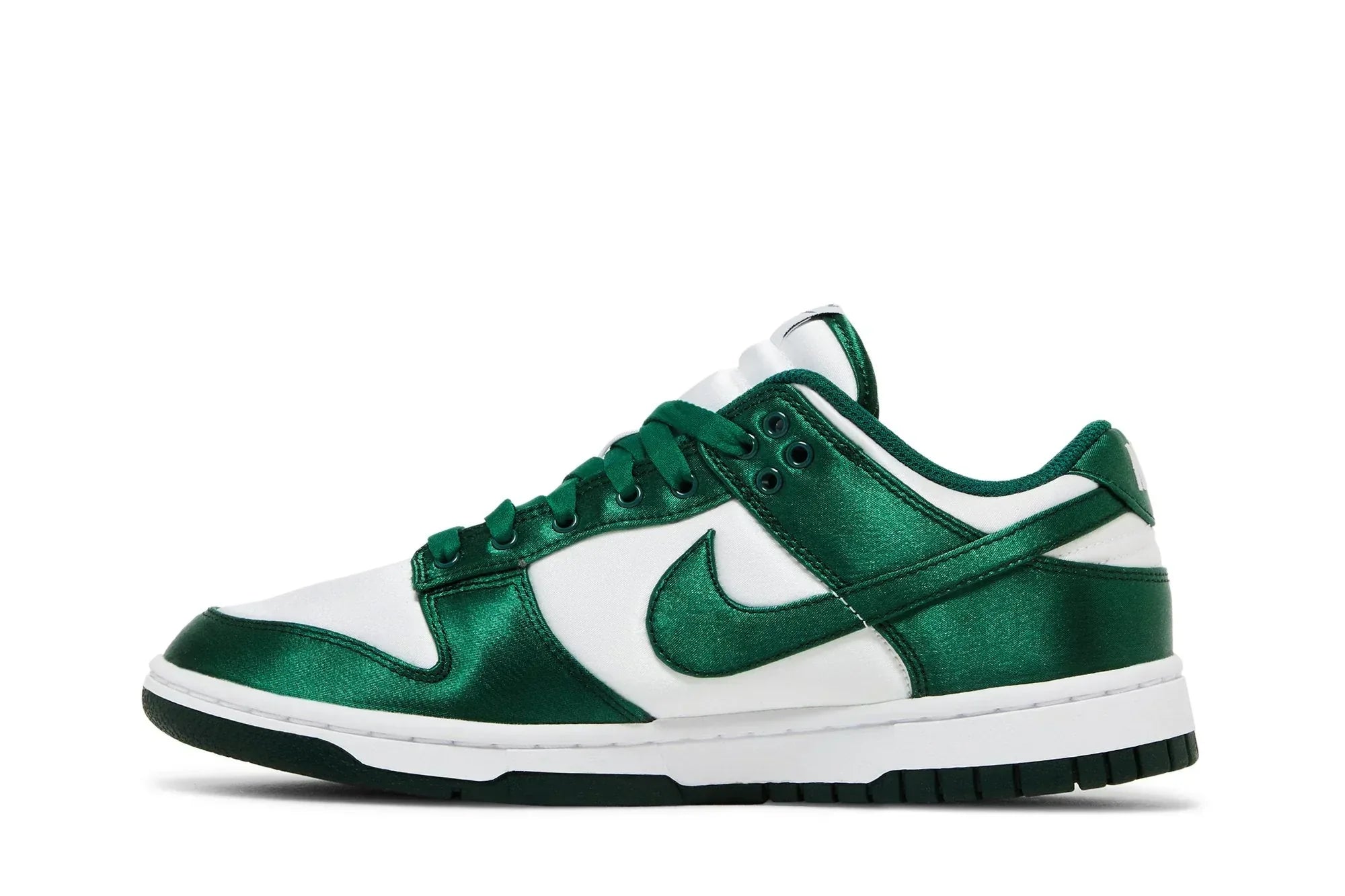 Nike Dunk Low Satin Green Sneakers