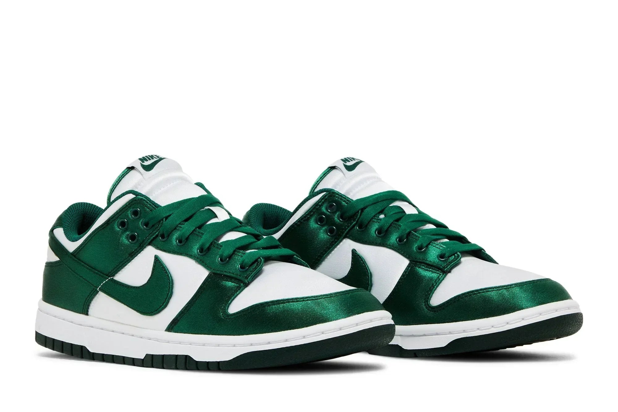 Nike Dunk Low Satin Green Sneakers