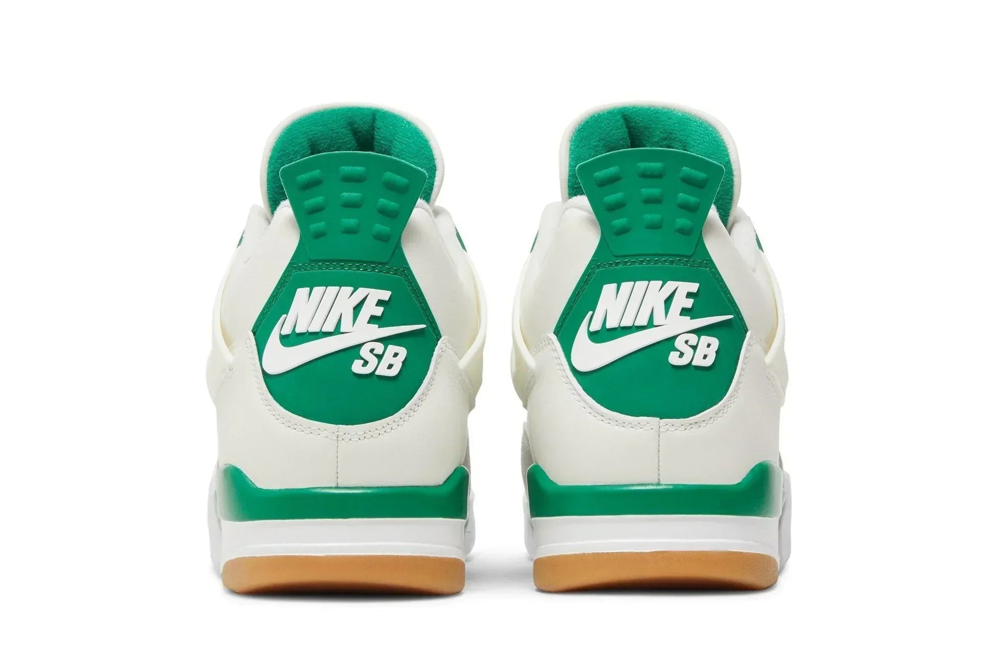 Nike SB x Air Jordan 4 Retro "Pine Green" White Sneakers