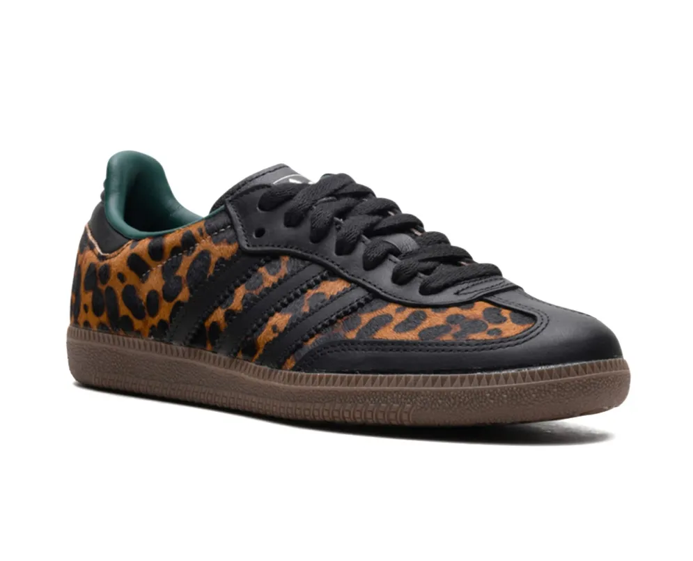 Adidas Samba Og Collegiate Green Leopard