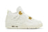 Air Jordan 4 Retro Metallic Gold White