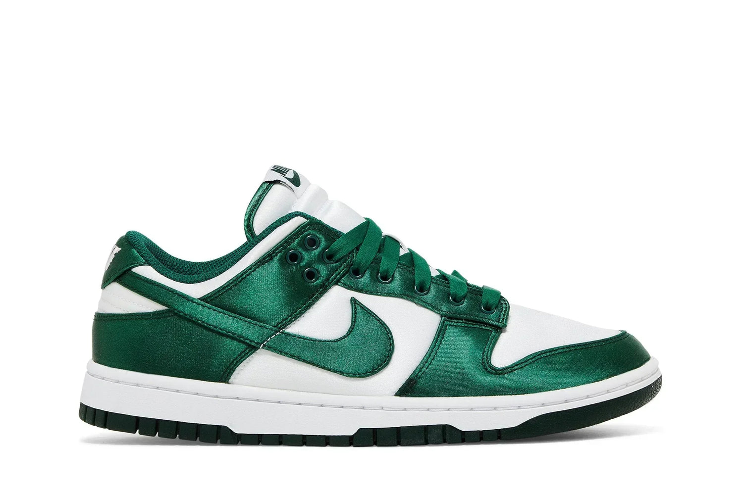Nike Dunk Low Satin Green Sneakers