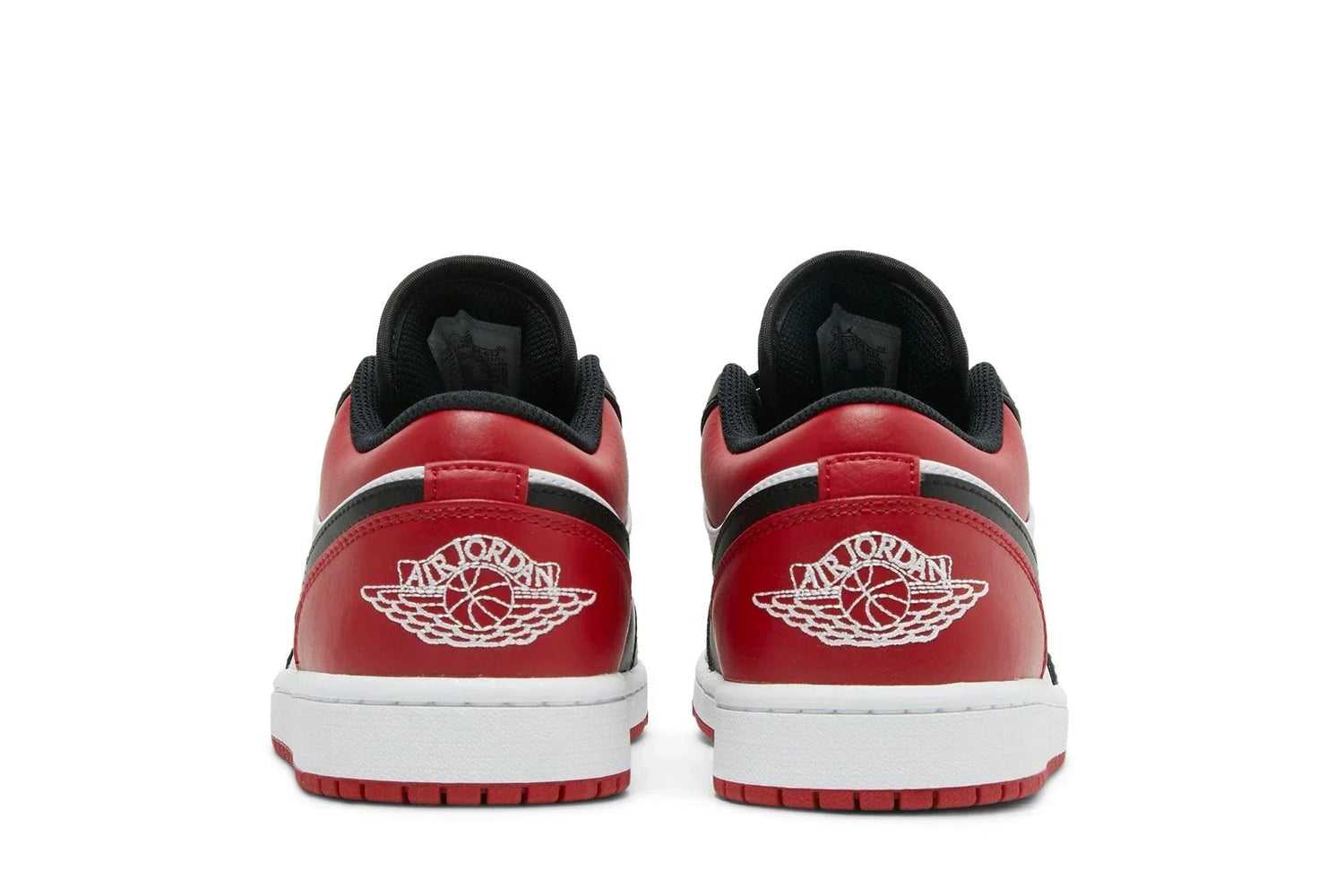 Air Jordan 1 Low Bred Toe Red