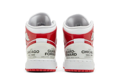 Air Jordan 1 Mid Rookie Season White/Red
