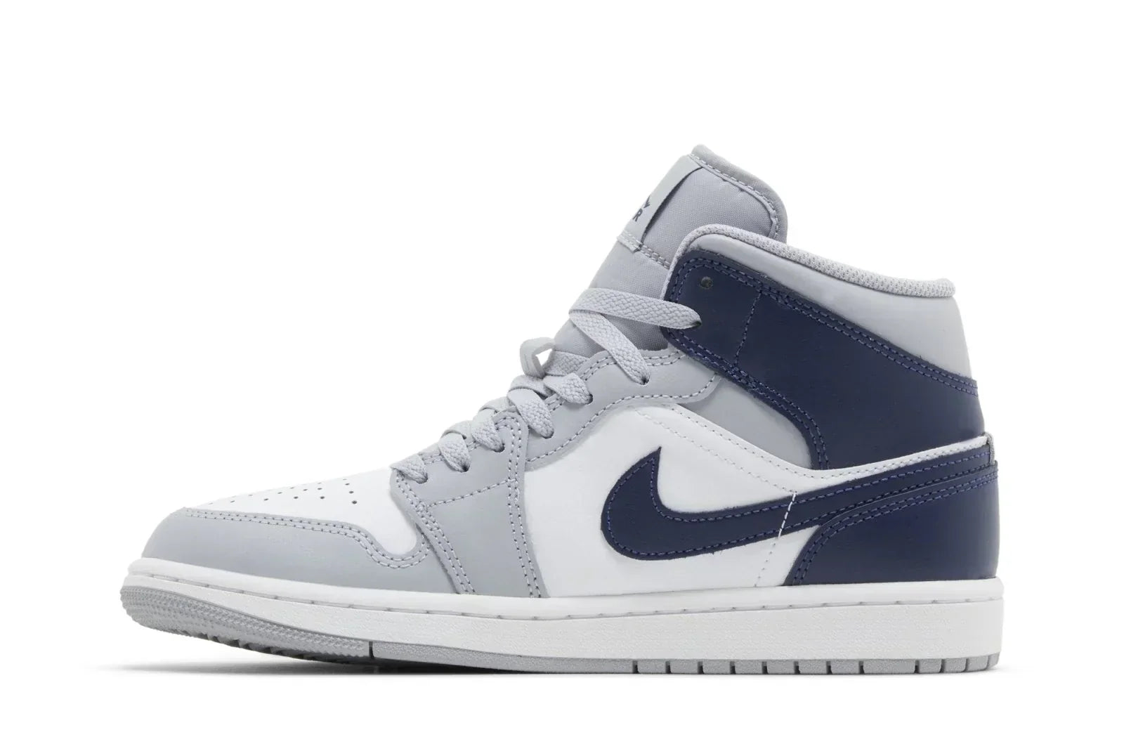 Air Jordan 1 Mid Wolf Gray Midnight Navy