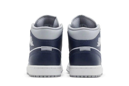 Air Jordan 1 Mid Wolf Gray Midnight Navy