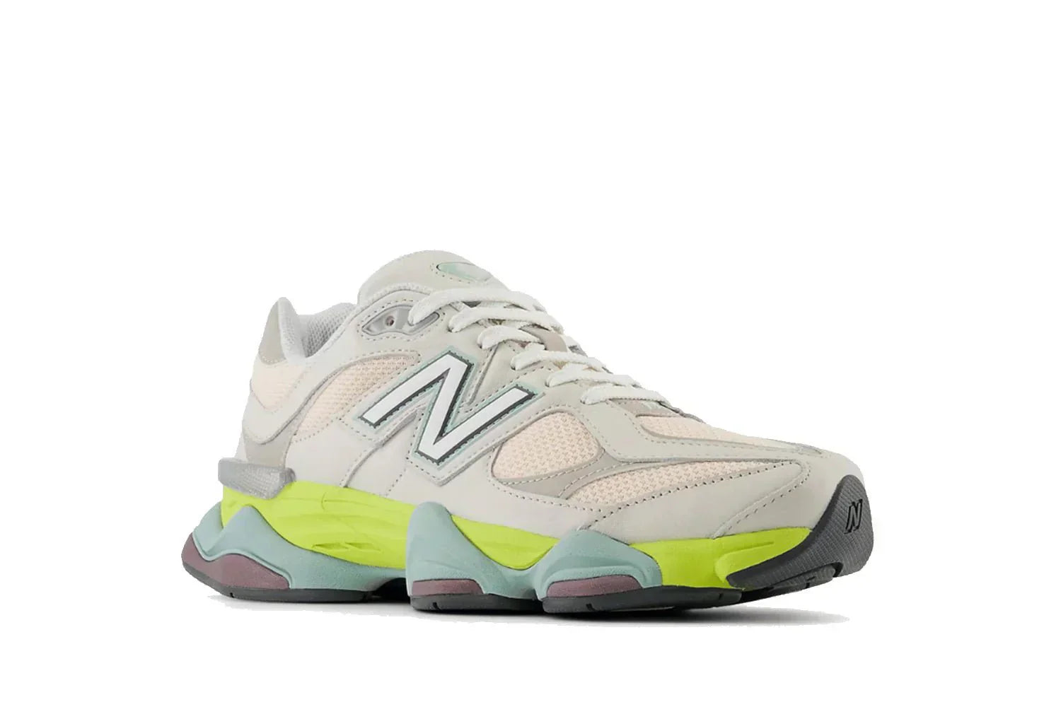 New Balance 9060 Moonbeam Vintage Rose Lime Colorful