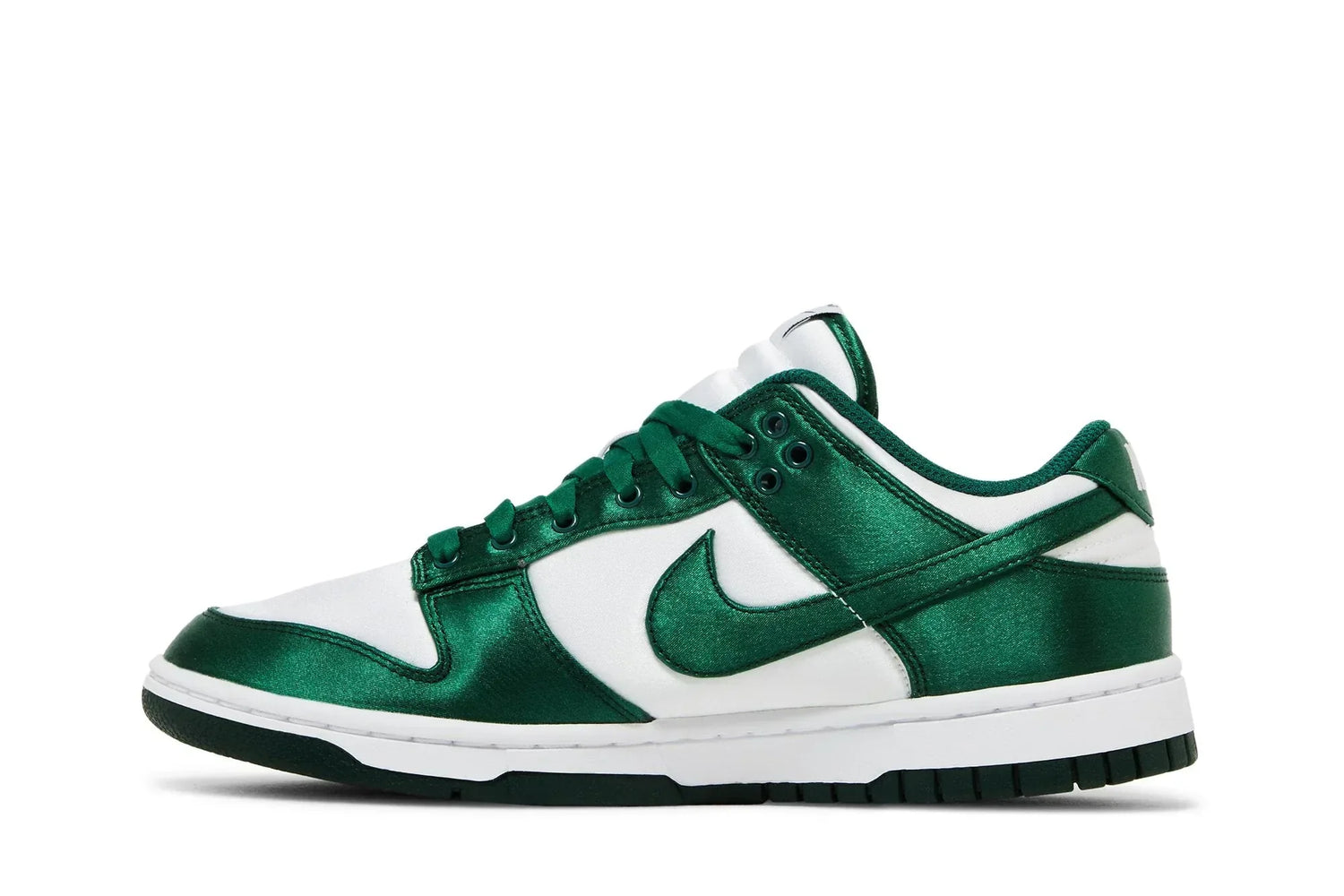 Nike Dunk Low Satin Green Sneakers