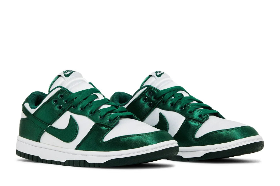Nike Dunk Low Satin Green Sneakers