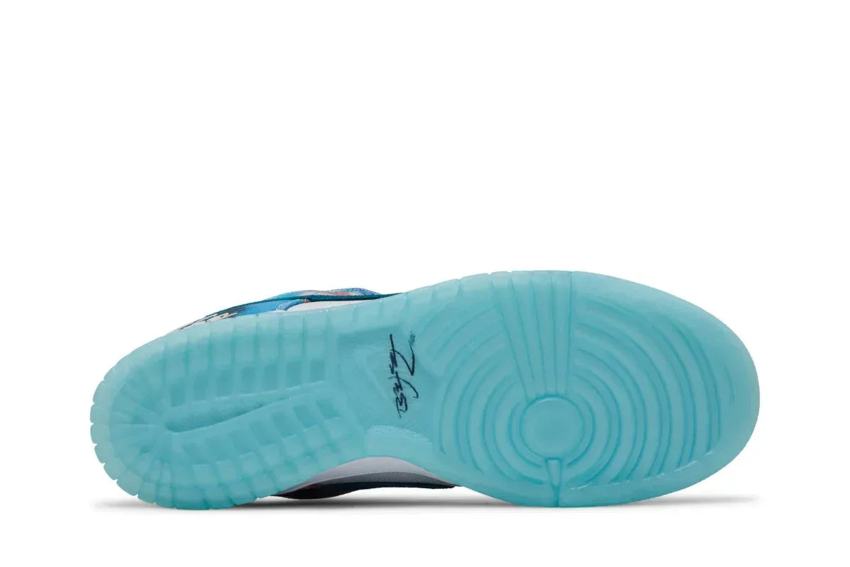 Nike Sb Dunk Low x Futura Skateboard Bleached Aqua